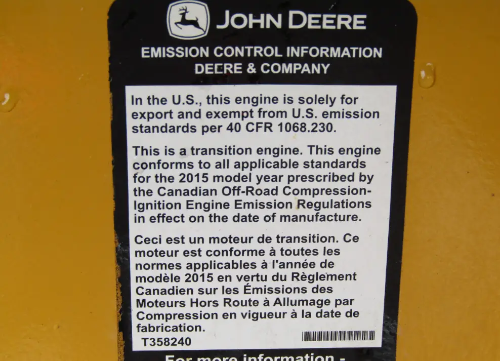 2015 John Deere 524K Wheel Loader Aux Hyd Q/C Craig Bucket Cab LOW HOURS