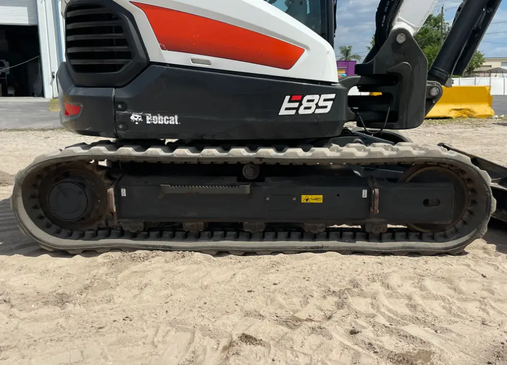 2020 Bobcat E85 Mini Excavator A/C Cab Hydraulic Thumb Aux Q/C bidadoo