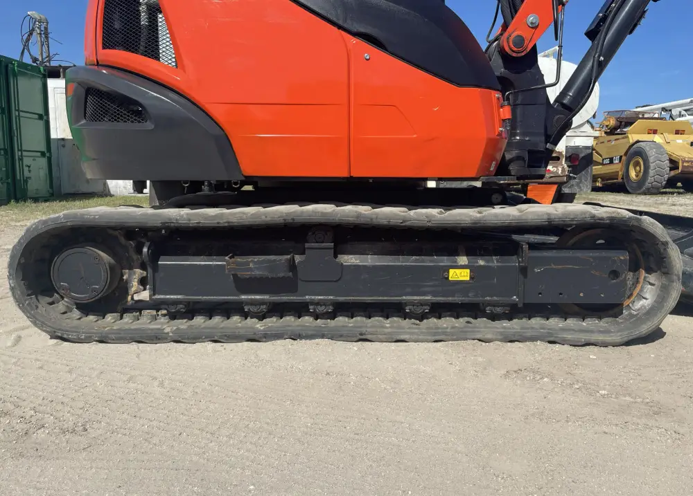 2021 Kubota KX080-4a2 Mini Excavator Rubber Tracks A/C Cab Backhoe Blade