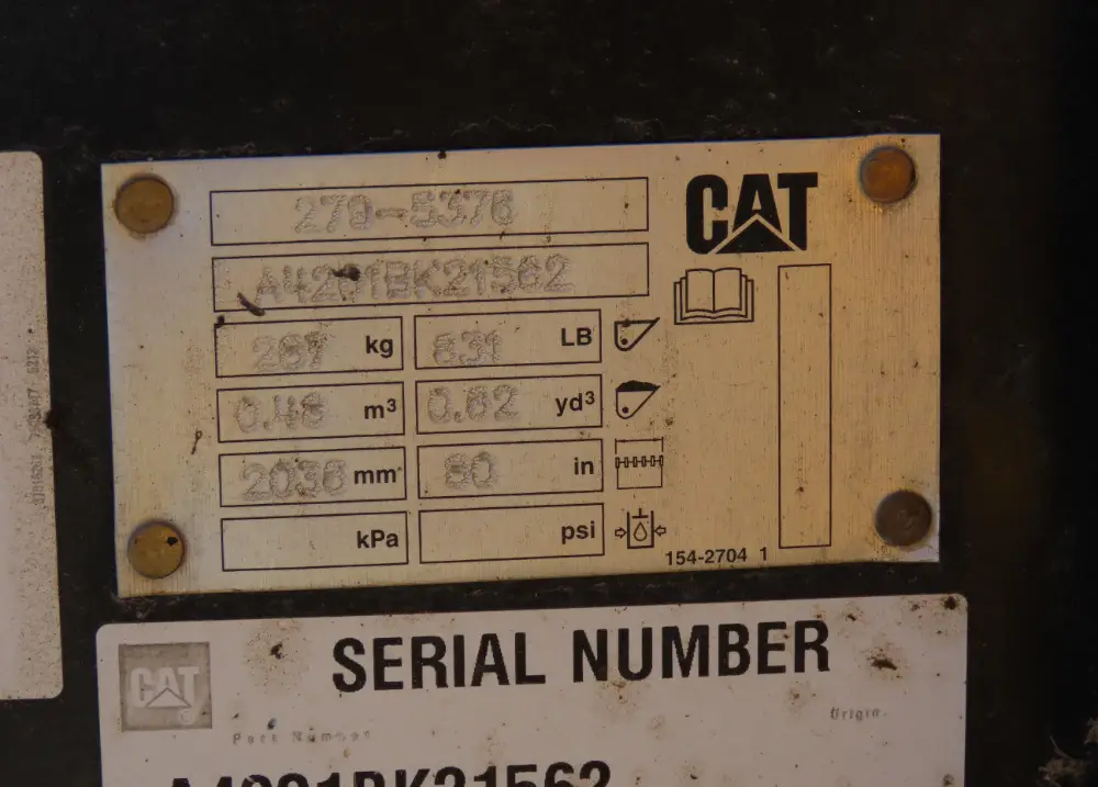 2019 Caterpillar 299D Tracked Skid Steer Track Loader High Flow Cab A/C Hyd Q/C