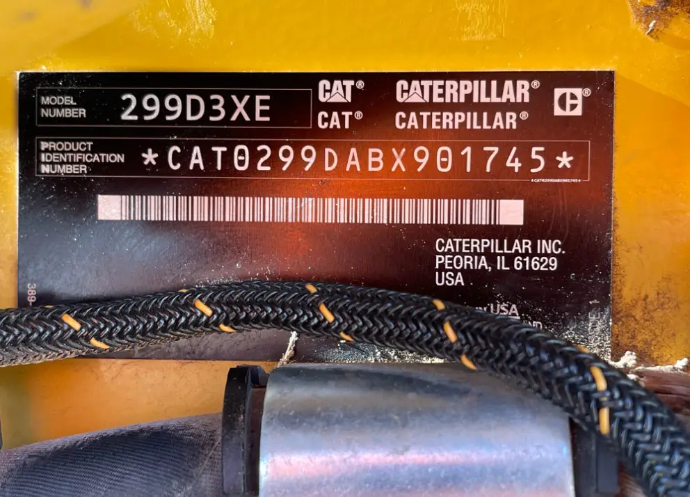 2020 Caterpillar 299D3XE Tracked Skid Steer Loader A/C Cab High Flow Hyd