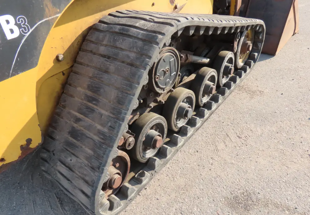 2015 Caterpillar 247B3 tracked skid steer loader Cab 2 Speed A/C Aux Hyd Q/C