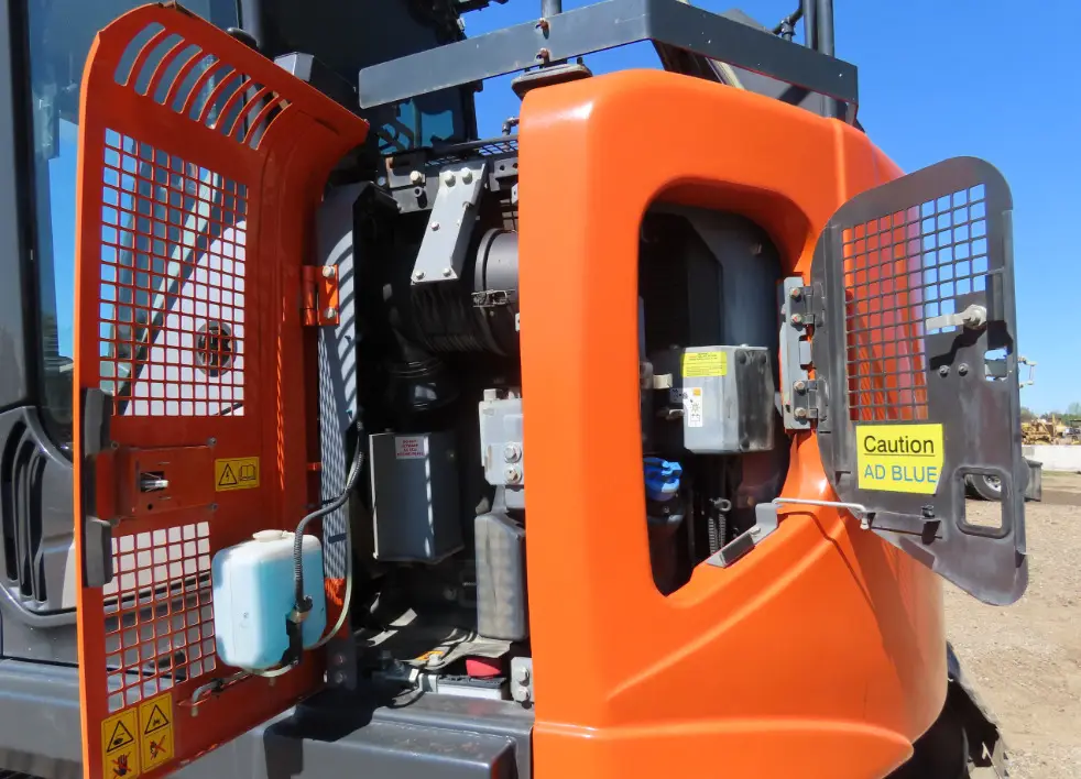 2021 Hitachi ZX135US-6 Excavator Hyd Q/C Aux Hyd Enclosed Cab A/C Izuzu