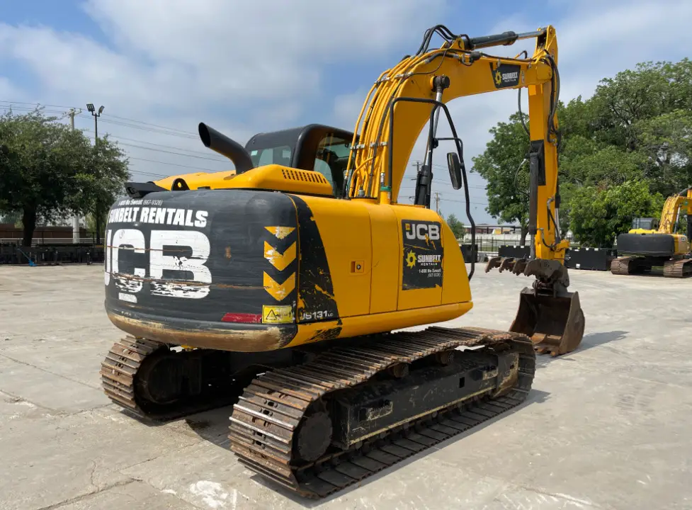 2018 JCB JS131LC Hydraulic Excavator A/C Cab Aux Hyd Thumb 36'' bucket