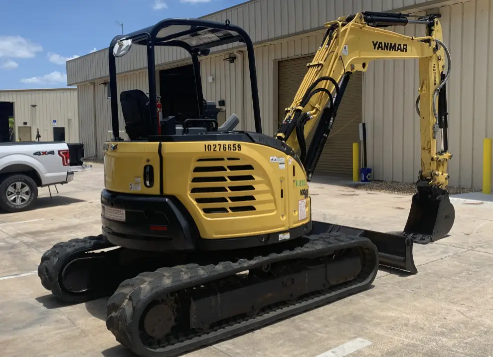 2019 Yanmar VIO55-6A Mini Excavator Blade Bucket Aux Hyd Q/C