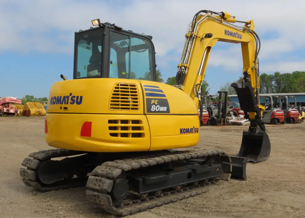 2020 Komatsu PC80MR-5E0 Mini Excavator Thumb Aux Hyd Yanmar Blade Bucket