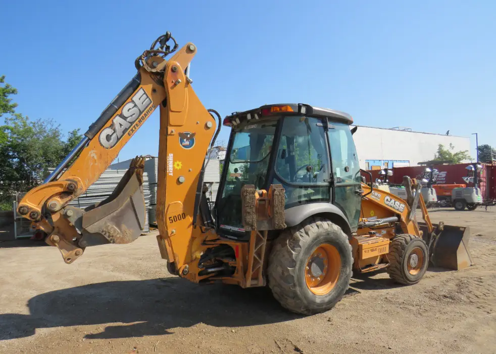 2016 Case 580 Super N 4WD Loader Backhoe Enclosed Bucket
