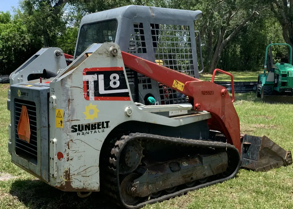 2016 Takeuchi TL8 Tracked Skid Steer Loader Crawler Aux Hyd Kubota 74 hp