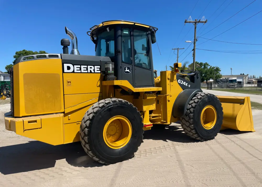 2018 John Deere 624K Series II Wheel Loader A/C Cab Ride Control