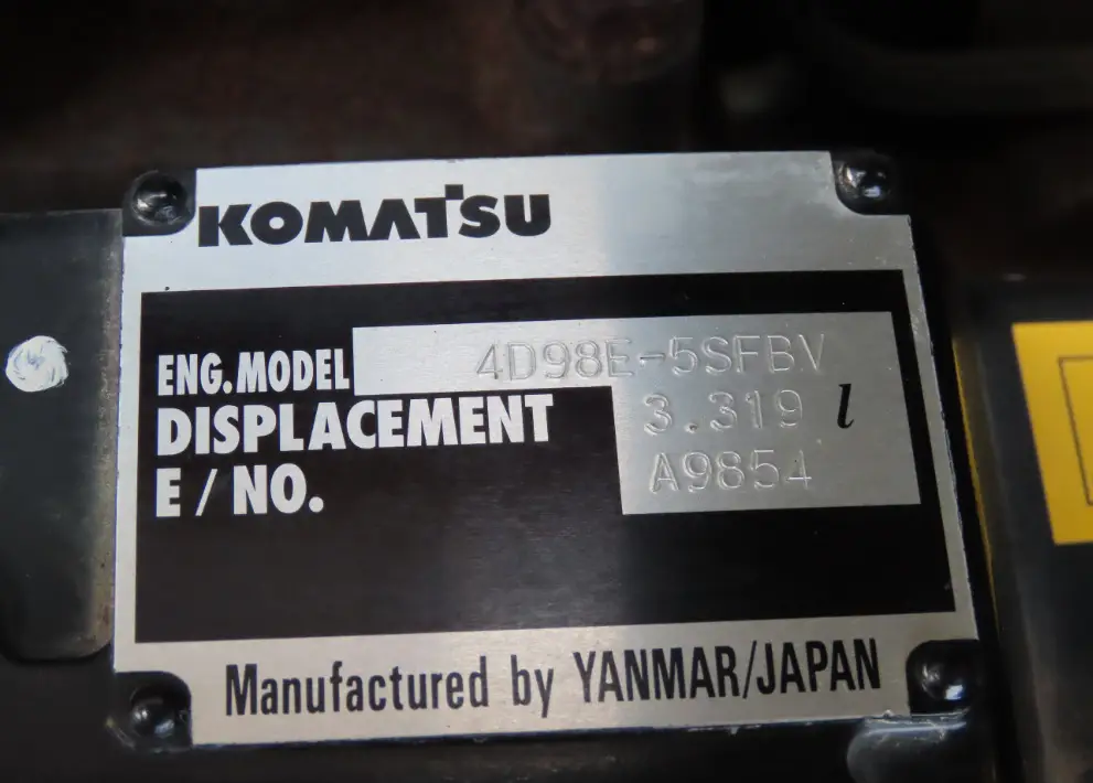 2020 Komatsu PC80MR-5E0 Mini Excavator Thumb Aux Hyd Yanmar Blade Bucket