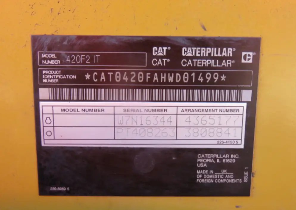 2017 Caterpillar 420F2 IT 4WD Backhoe Loader E-Stick Aux Hyd Q/C