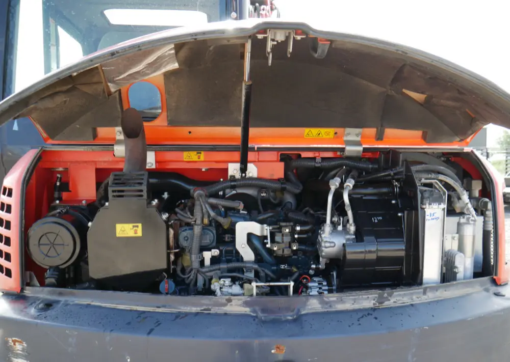 2016 Kubota KX080-4 Hydraulic Mini Excavator Cab Heat A/C Aux Hyd Blade