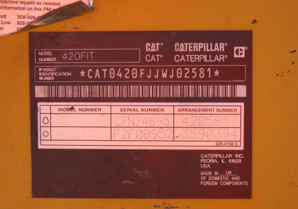 2014 Caterpillar 420F IT 4WD Backhoe Loader