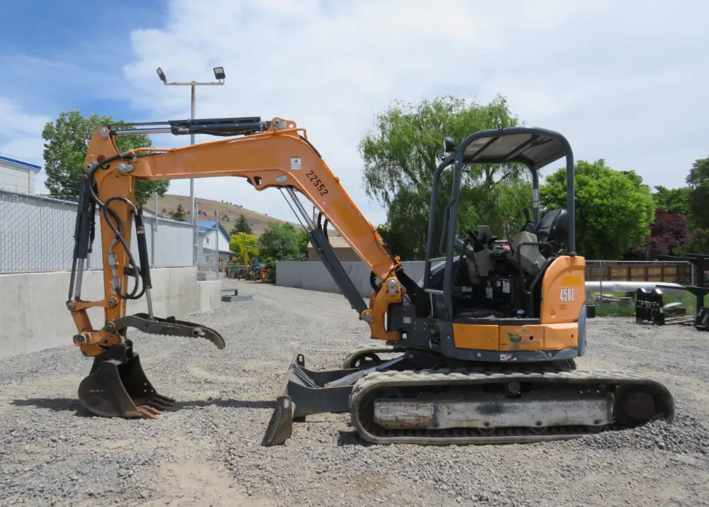 2018 Mustang 450Z Mini Excavator Aux Hyd Bucket Blade Thumb Q/C