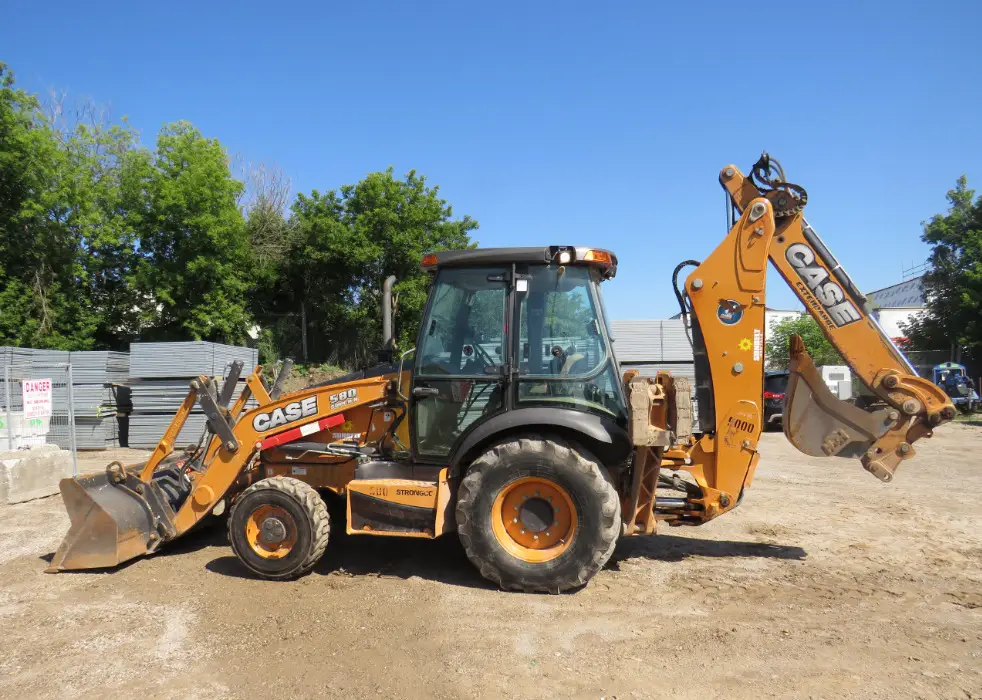2016 Case 580 Super N 4WD Loader Backhoe Enclosed Bucket