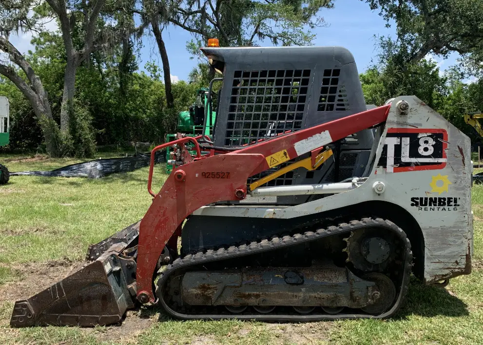2016 Takeuchi TL8 Tracked Skid Steer Loader Crawler Aux Hyd Kubota 74 hp