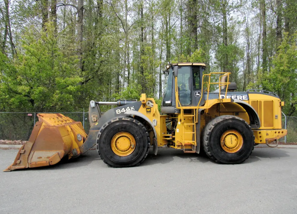 2009 John Deere 844K 4WD Articulating Wheel Loader Cab A/C