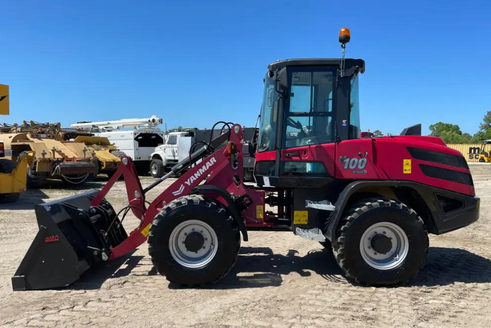2022 Yanmar V100 Wheel Loader Cab 1 Yard Bucket Diesel NEW