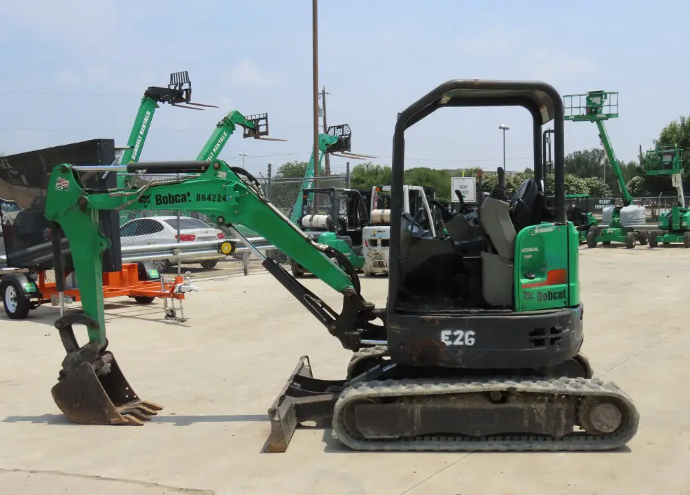 2016 Bobcat E26 Mini Excavator Rubber Tracks Aux Hydraulics