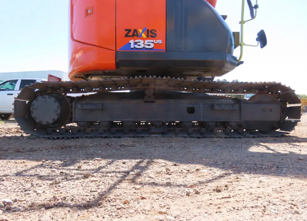 2021 Hitachi ZX135US-6 Excavator Hyd Q/C Aux Hyd Enclosed Cab A/C Izuzu