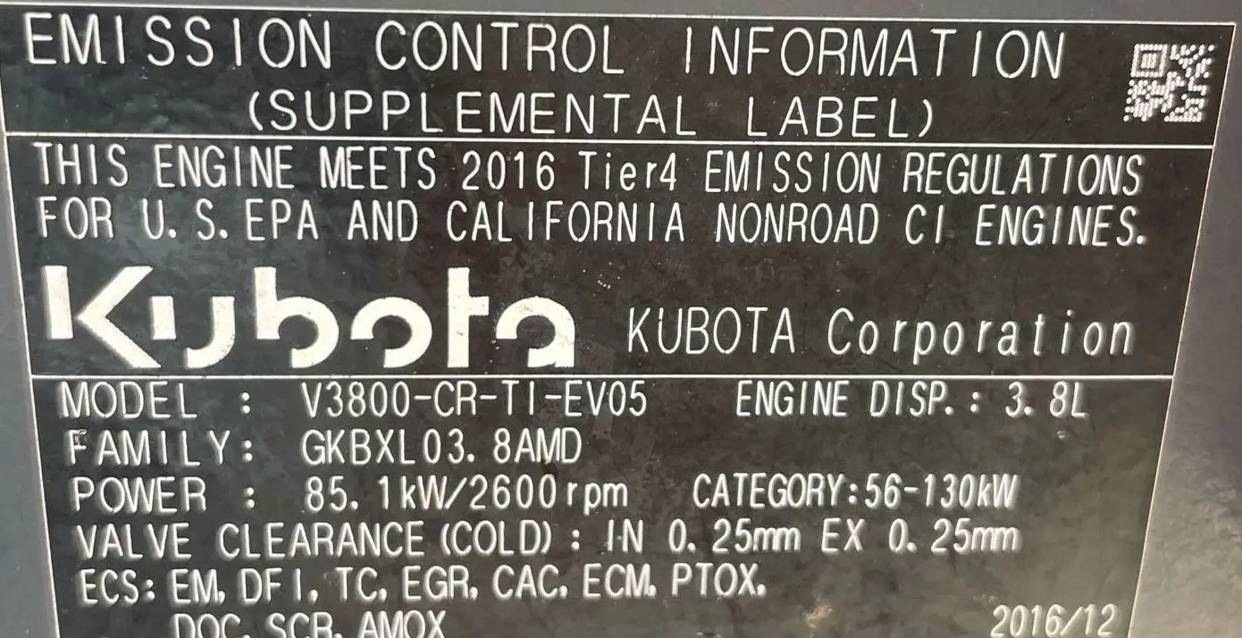 2021 Kubota M6S-111SHDC MFWD tractor