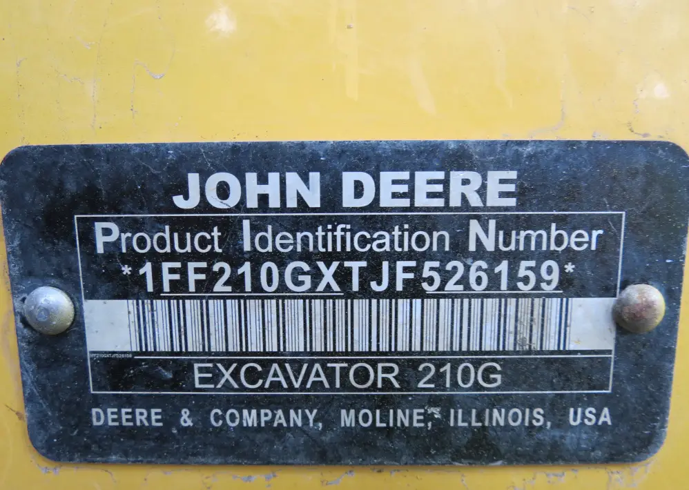 2018 John Deere 210G LC Excavator Trackhoe Auxiliary Hydraulics AC Heat