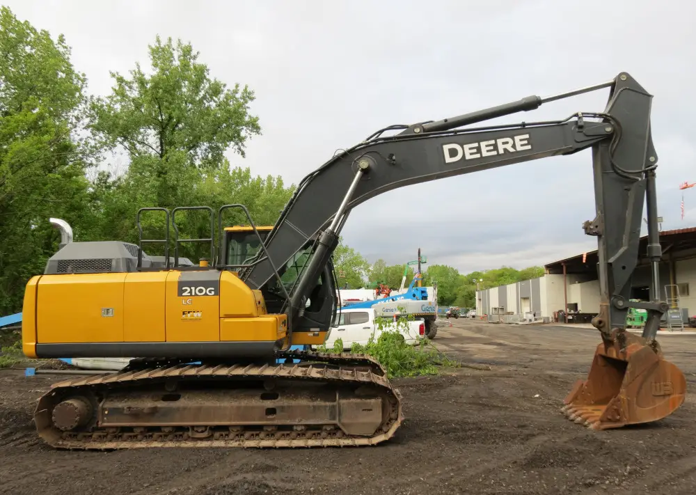 2018 John Deere 210G LC Excavator Trackhoe Auxiliary Hydraulics AC Heat