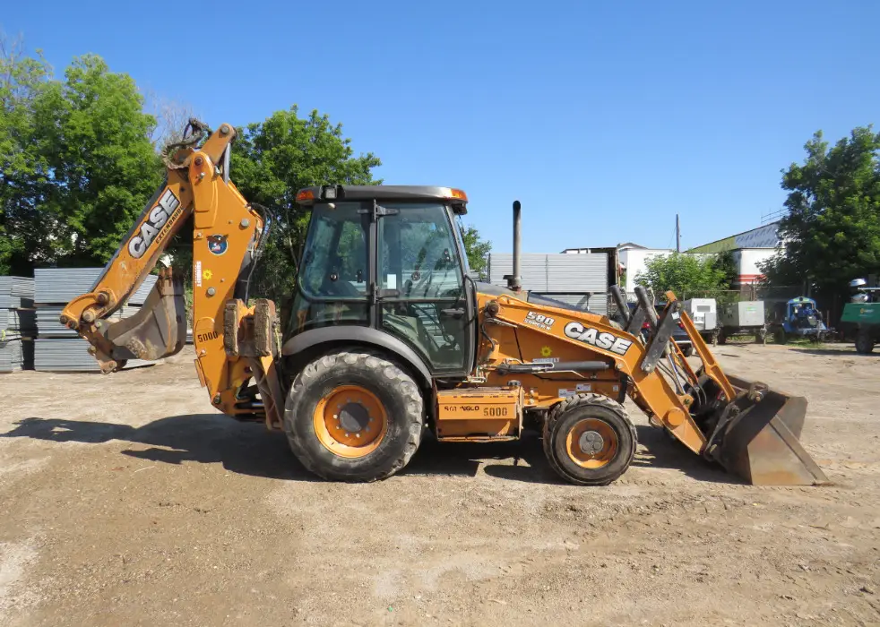 2016 Case 580 Super N 4WD Loader Backhoe Enclosed Bucket