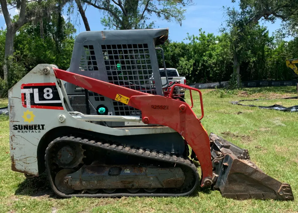 2016 Takeuchi TL8 Tracked Skid Steer Loader Crawler Aux Hyd Kubota 74 hp