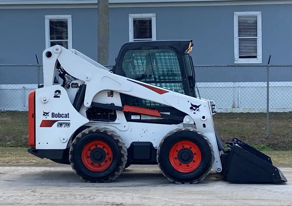 2019 Bobcat S770 Skid Steer Wheel Loader Aux Hyd Diesel Kubota Bucket