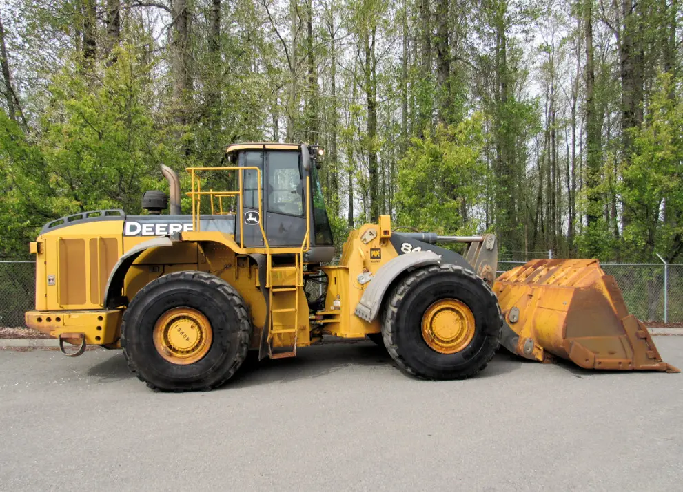 2009 John Deere 844K 4WD Articulating Wheel Loader Cab A/C