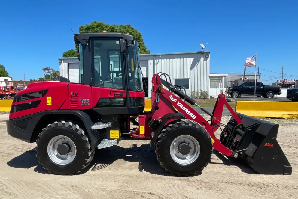 2022 Yanmar V100 Wheel Loader Cab 1 Yard Bucket Diesel NEW