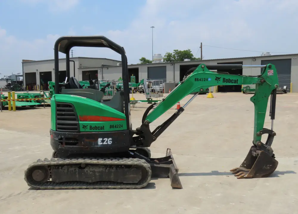 2016 Bobcat E26 Mini Excavator Rubber Tracks Aux Hydraulics