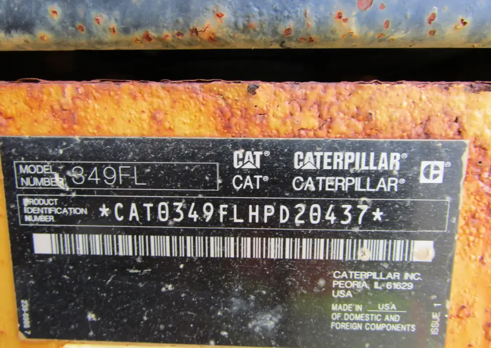 2019 Caterpillar 349FL Hydraulic Excavator Aux Hyd Auto Lube A/C Cab