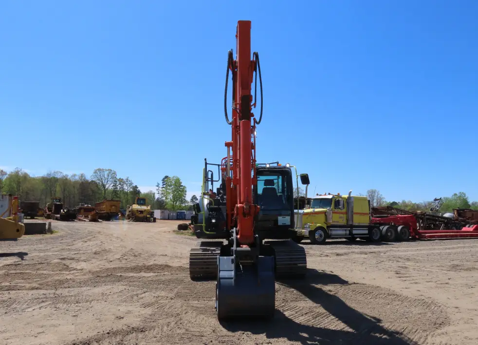 2021 Hitachi ZX135US-6 Excavator Hyd Q/C Aux Hyd Enclosed Cab A/C Izuzu