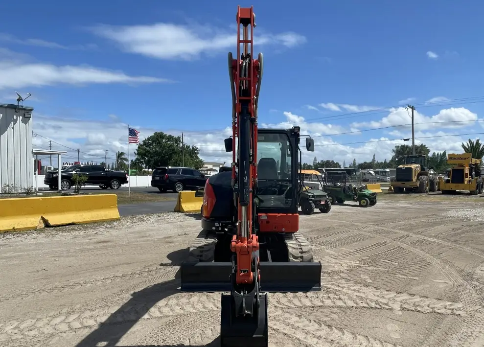 2021 Kubota KX060-5 Mini Excavator Rubber Tracks Cab Backhoe Blade 2-spd