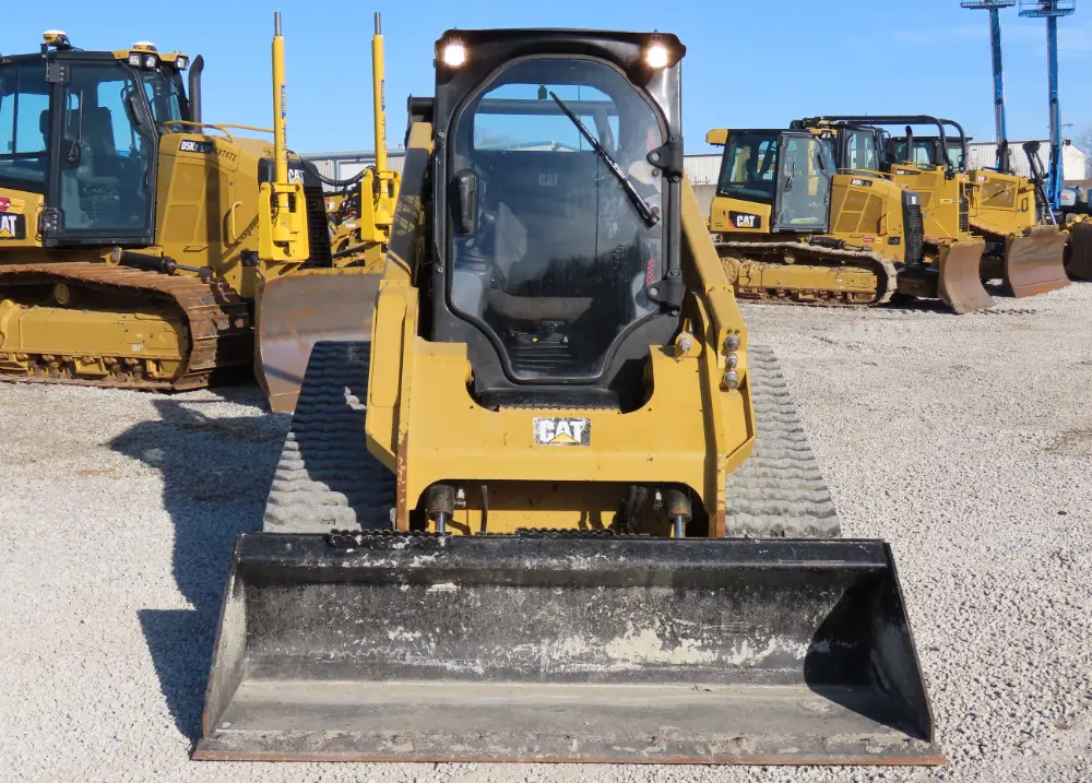 2019 Caterpillar 299D Tracked Skid Steer Track Loader High Flow Cab A/C Hyd Q/C