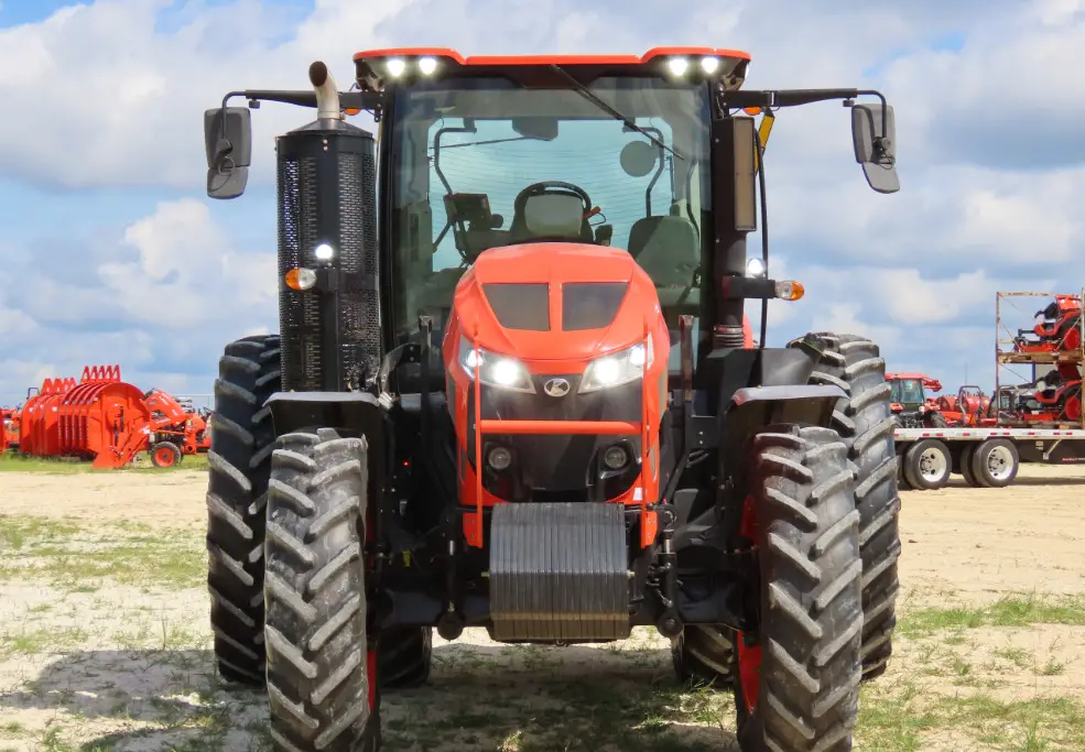 2022 Kubota M8-201 4WD Diesel Tractor w/ Front End Loader Ag Farm Q/A