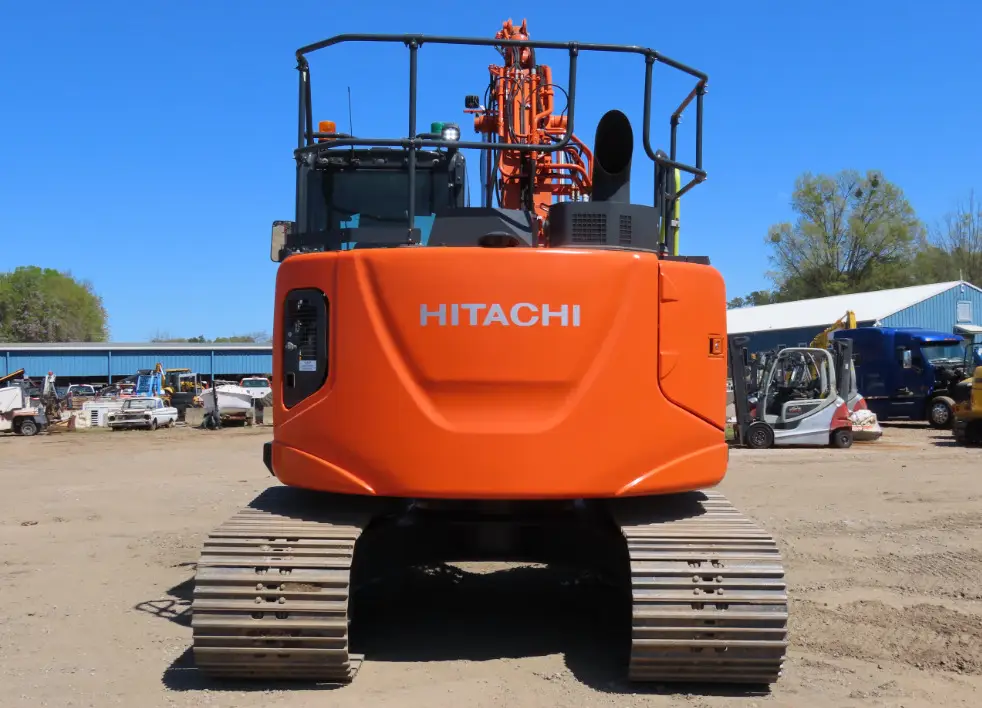 2021 Hitachi ZX135US-6 Excavator Hyd Q/C Aux Hyd Enclosed Cab A/C Izuzu