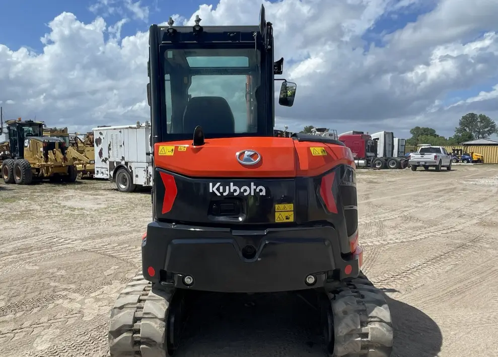 2021 Kubota KX060-5 Mini Excavator Rubber Tracks Cab Backhoe Blade 2-spd