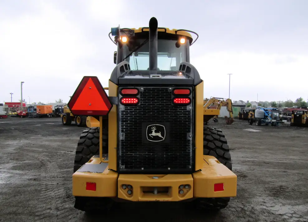 2015 John Deere 524K Wheel Loader Aux Hyd Q/C Craig Bucket Cab LOW HOURS