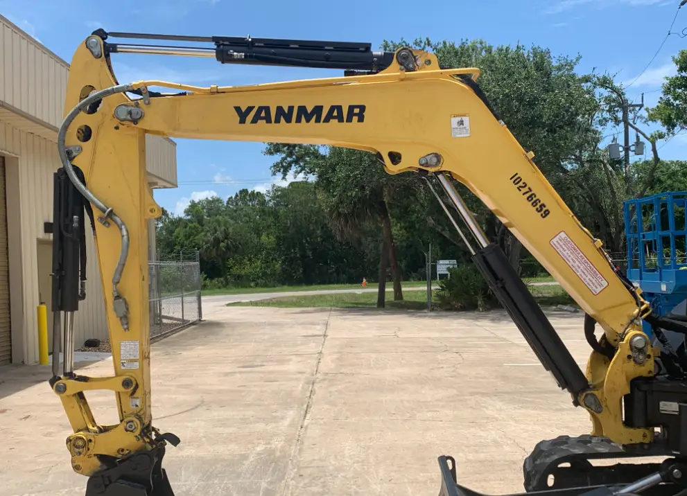 2019 Yanmar VIO55-6A Mini Excavator Blade Bucket Aux Hyd Q/C