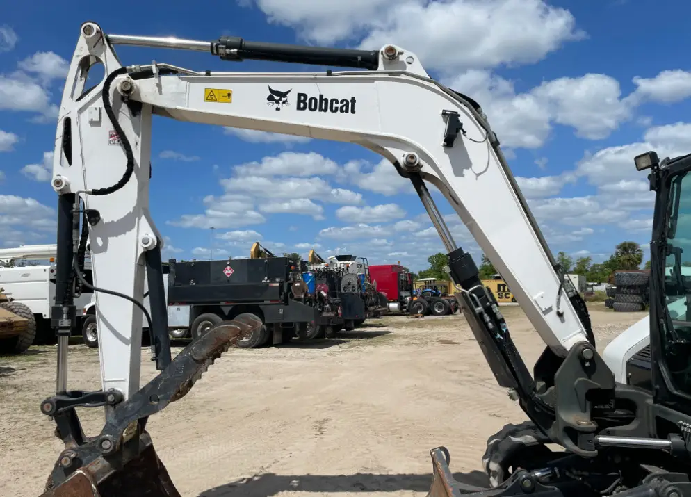 2020 Bobcat E85 Mini Excavator A/C Cab Hydraulic Thumb Aux Q/C bidadoo