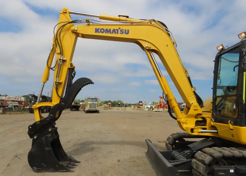 2020 Komatsu PC80MR-5E0 Mini Excavator Thumb Aux Hyd Yanmar Blade Bucket