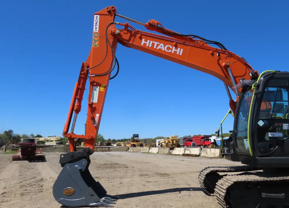 2021 Hitachi ZX135US-6 Excavator Hyd Q/C Aux Hyd Enclosed Cab A/C Izuzu