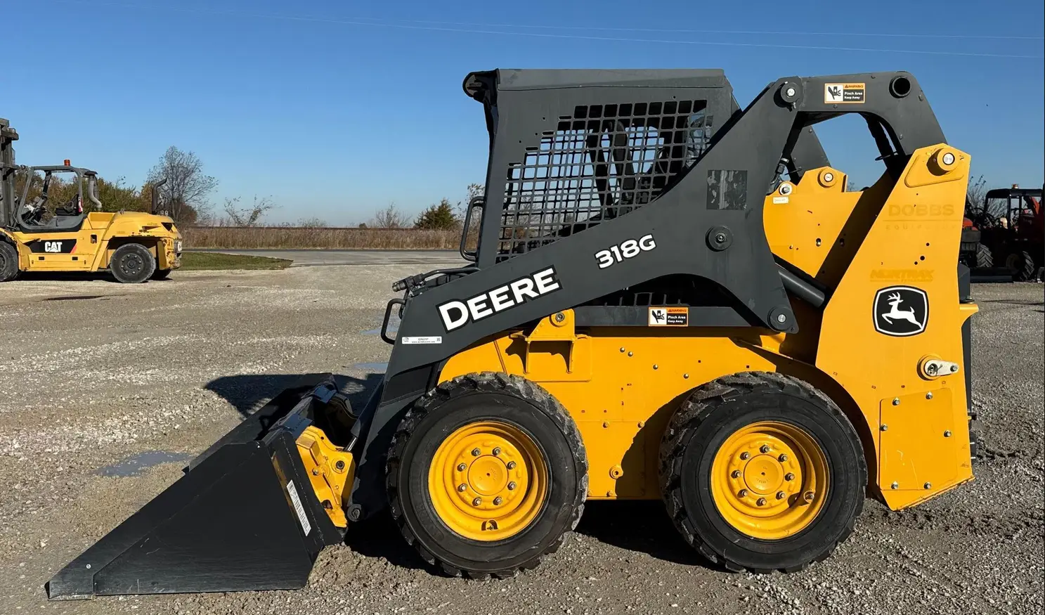 2017 John Deere 318G skid steer loader