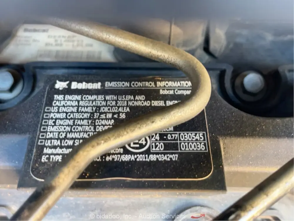 2018 Bobcat S550 Wheeled Skid Steer Loader
